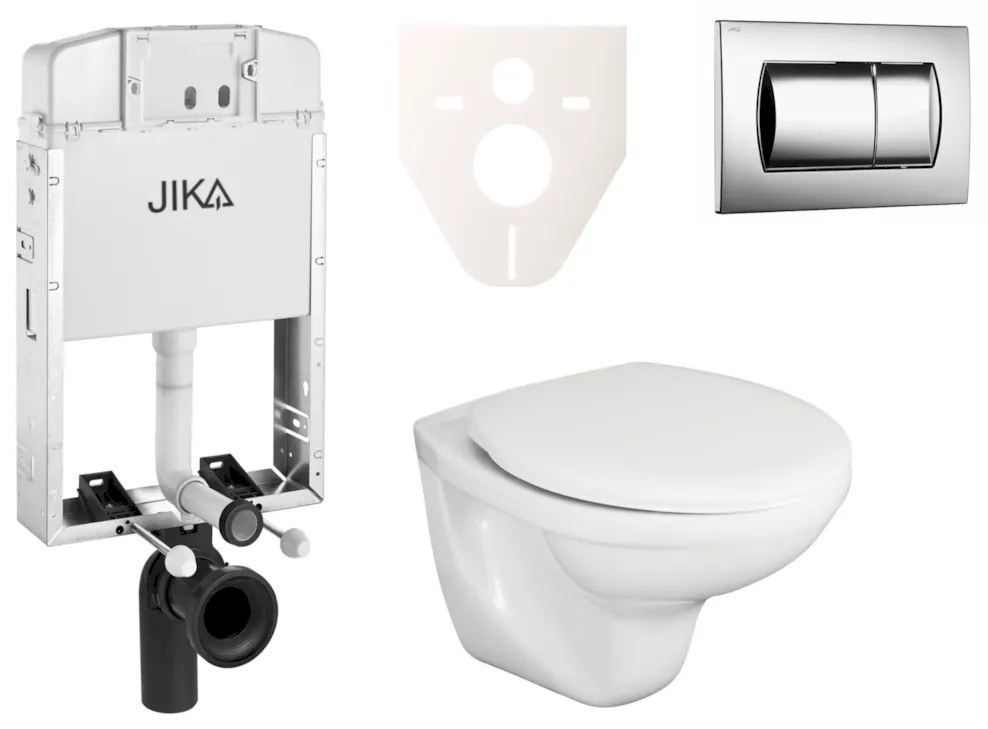 Cenovo zvýhodnený závesný WC set Jika na zamurovanie + WC Fayans Neo SIKOJJ2