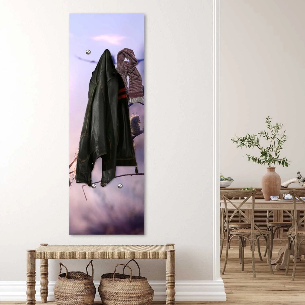 Gario Vešiak na stenu Vták na konári Rozmery: 30 x 90 cm