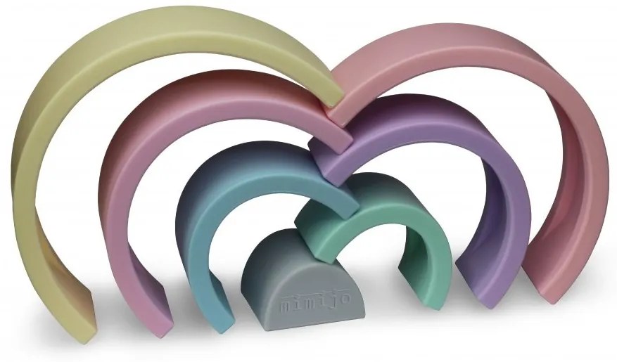 Dúha - montessori skladacia hračka