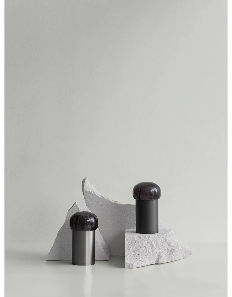 LED prenosné stmievateľné vonkajšie svietidlo na USB ø 10 cm Iris – Blomus