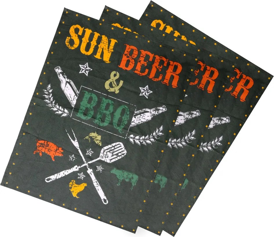 Trade Concept Utierka Sun, beer & BBQ, 50 x 70 cm
