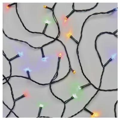 EMOS LED vonkajšia vianočná reťaz, 180xLED, viacfarebné svetlo, 18m, 8 funkcií