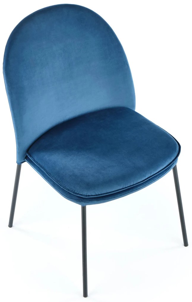 Jedálenská stolička Kemis (modrá + čierna). Vlastná spoľahlivá doprava až k Vám domov. 1028094