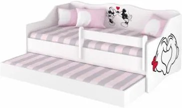 Babyboo Detská posteľ LULU 160 x 80 cm - biela Love BabyBoo 113174