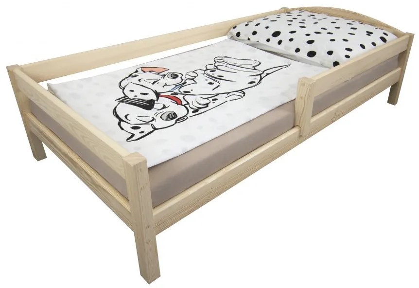 LU Drevená posteľ s ochrannou zábranou Lipa Rozmer: 160x80