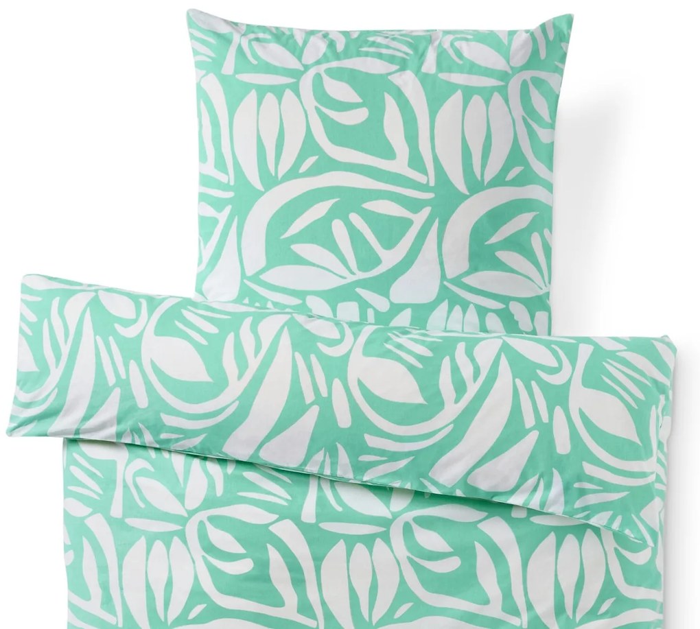 Posteľná bielizeň renforcé, zelená, štandardná veľkosť