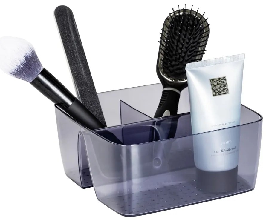 Sivý kúpeľňový organizér z recyklovaného plastu San Diego - Wenko