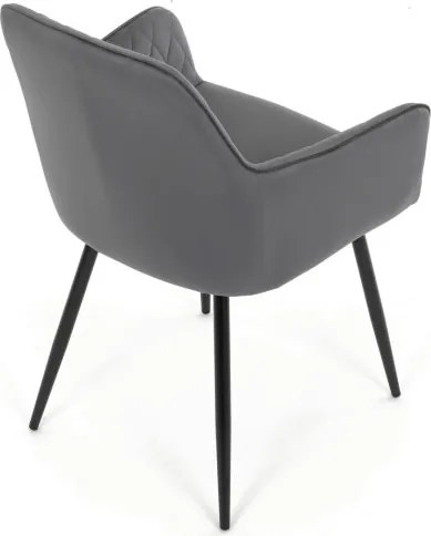Jedálenská stolička sivá DCH-215 GREY4