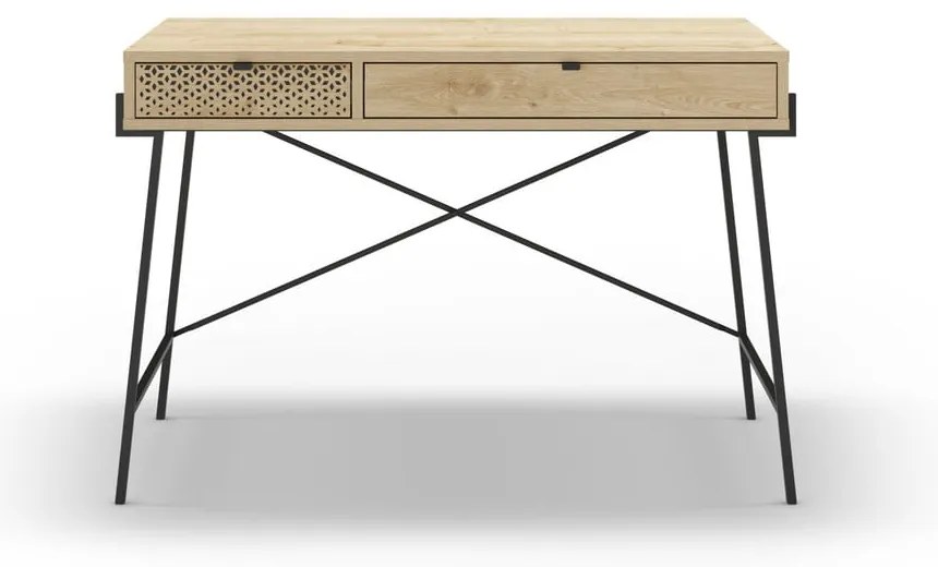 Pracovný stôl v dekore duba 60x110 cm Ecrin – Marckeric