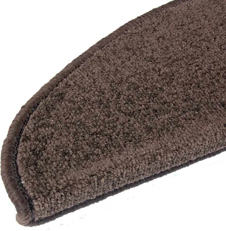 Nášľapy na schody Eton hnedý polkruh, samolepiaci - 24x65 polkruh (rozmer vrátane ohybu) Vopi