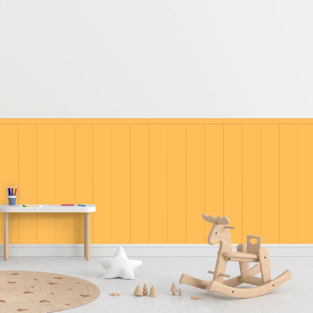 60x100cm Obdĺžnik - Žltá farba - textilná nálepka na stenu Farba: Tmavá, Veľkosť: 100 cm