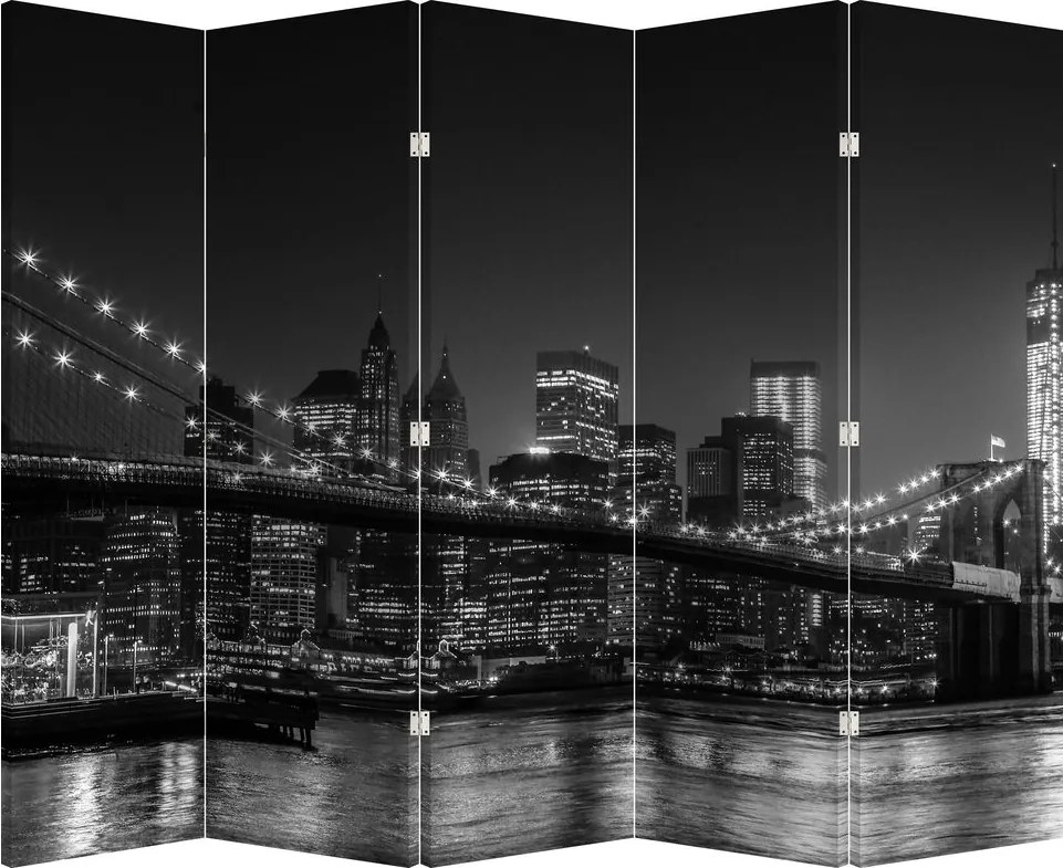 Paraván - Brooklynský most v New Yorku (210x170 cm)