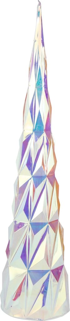 Kúzelná LED dekorácia v tvare stromu Dúhový strieborný J-line L – 30*30*137 cm