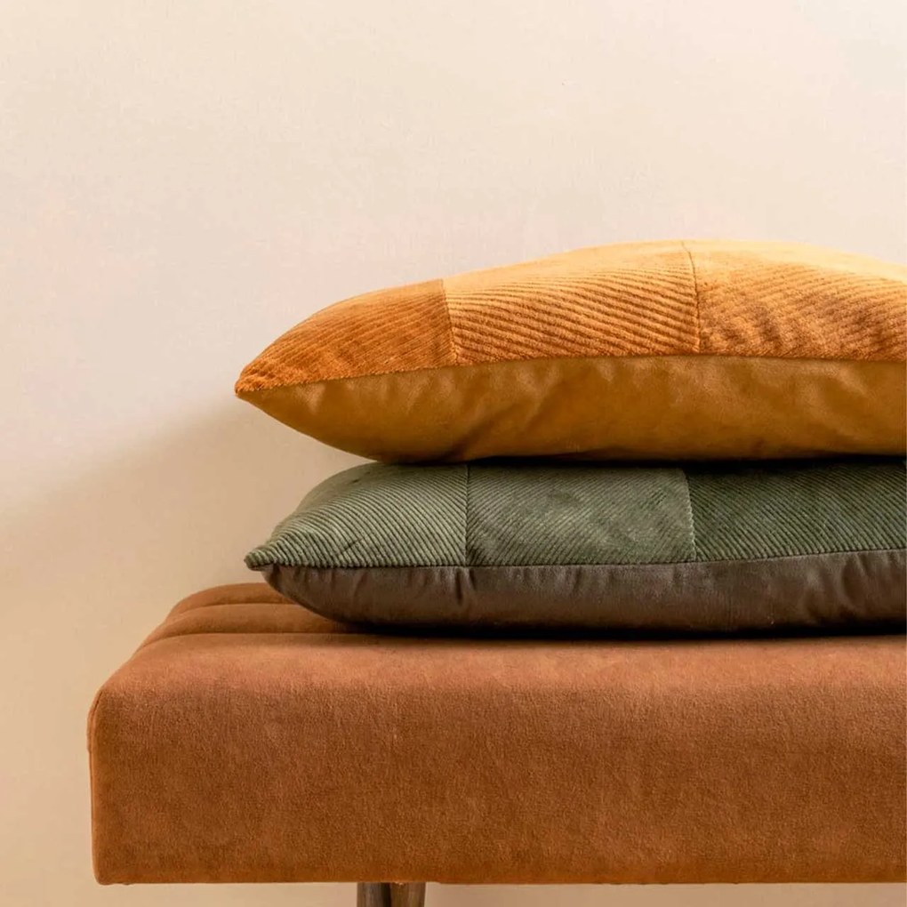 Vankúš Ribbed hnedý ∅ 60 cm