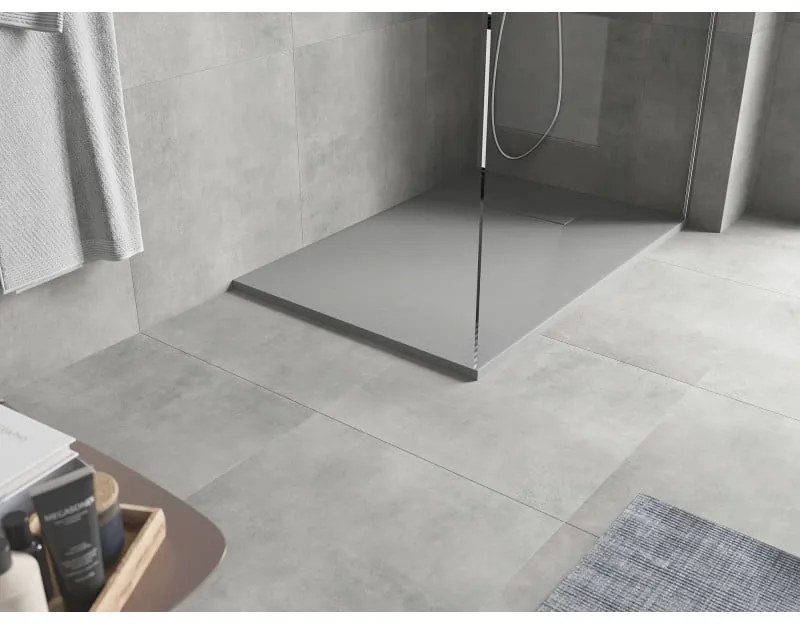 Mexen Hugo, SMC obdĺžniková sprchová vanička 80 x 70 cm, šedá, 42617080