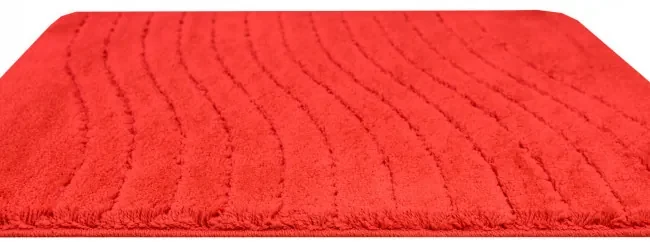 Kúpeľňový koberček Sara Red červený Fale