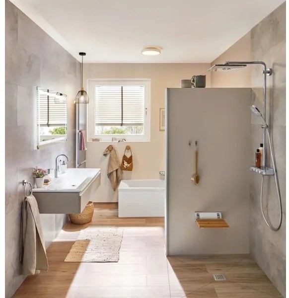 Paulmann 70882-LED/22,5W IP44 Stmievateľné kúpeľňové stropné svietidlo AVIAR 230V