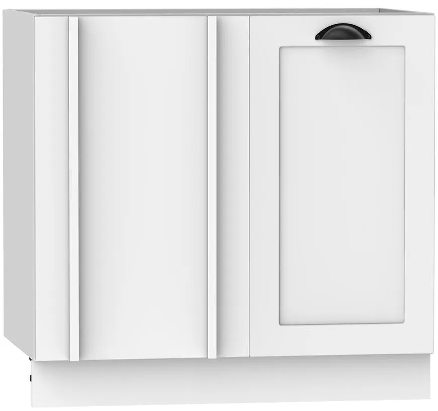 Kuchynská skrinka Adele Dnp Pl Biely hrášok/Biely