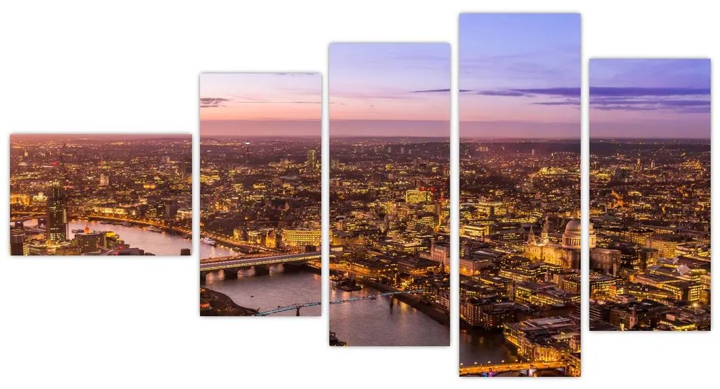 Obraz mesta na stenu