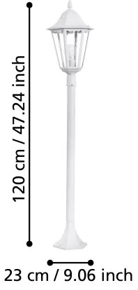 Eglo 93452 Vonkajšia lampa NAVEDO E27/60W/230V
