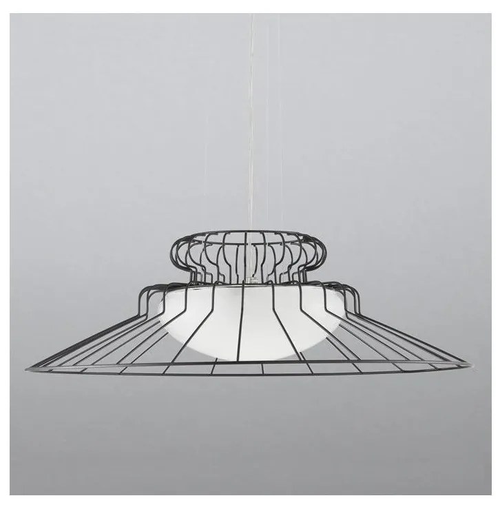 SIRU - Luster na lanku SUNRISE 1xGX53/10W/230V hnedá/biela benátske sklo