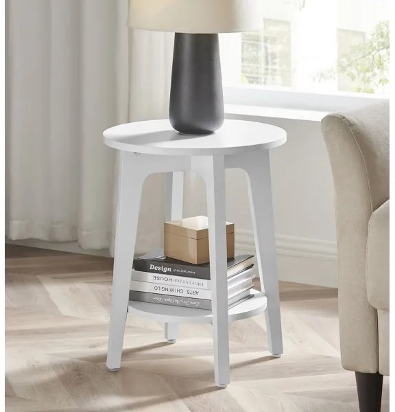 Odkladací stolík KAEL biela