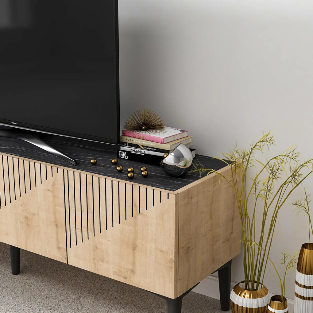 TV stolík Draw Sapphire Oak