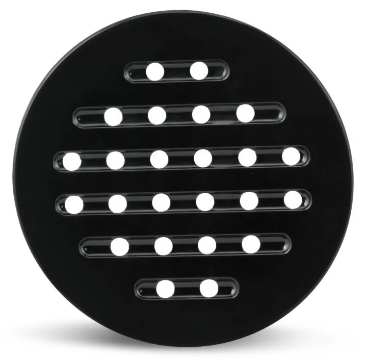 Sada 15 hrncov - matná čierna/drevo