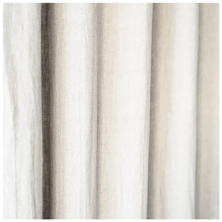 Biely záves 140x170 cm Night Time - Linen Tales