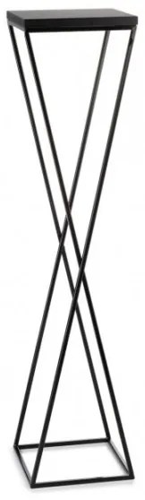 Stojan na kvety LOFT 100x24 cm čierna