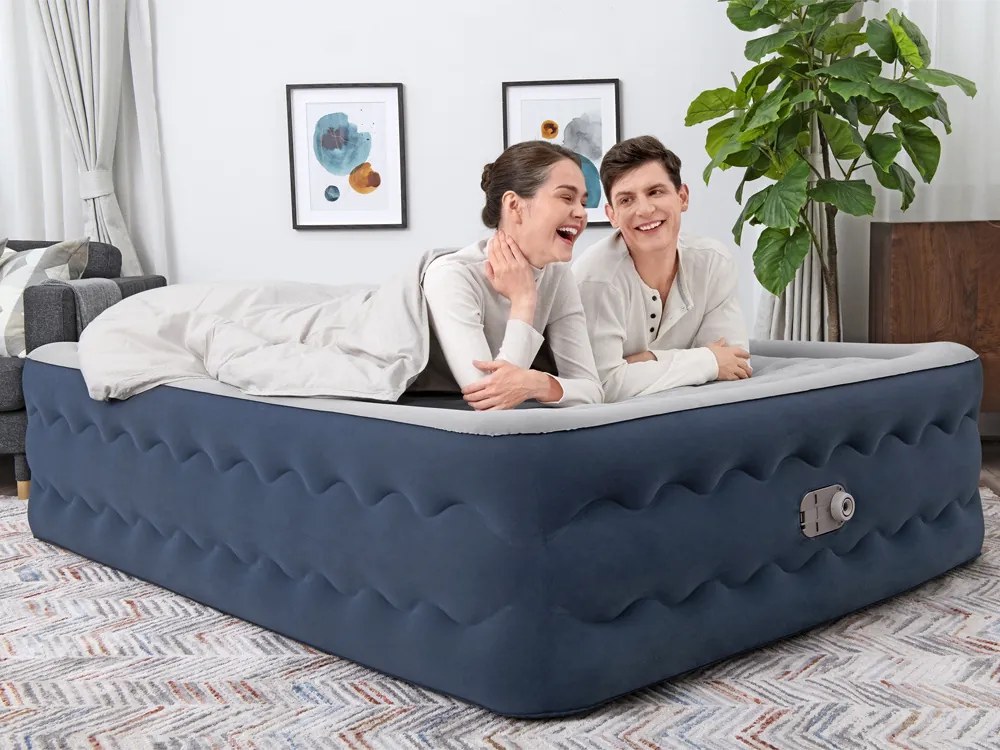 Bestway samonafukovací kempingový matrac pre 2 osoby, nosnosť 300 kg, QUEEN 203 x 152 cm 6716P