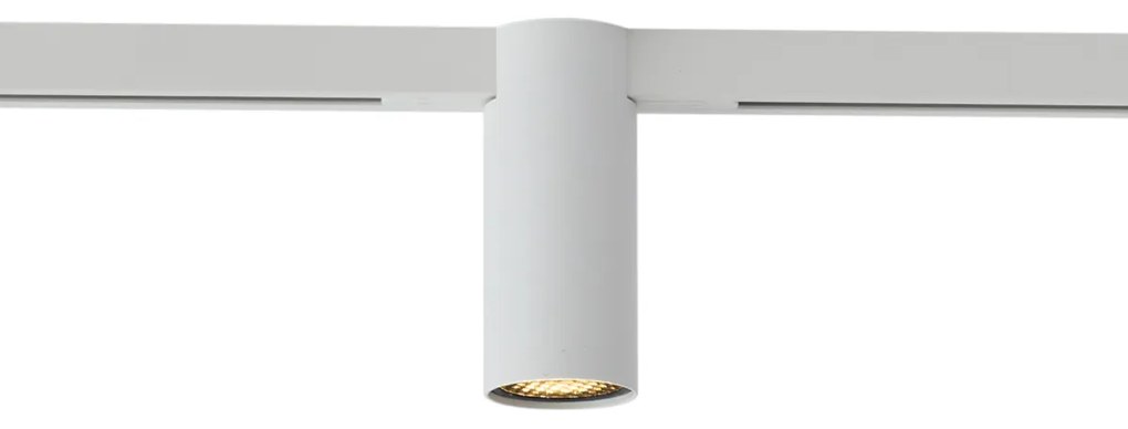 Moderný reflektor biely pre 1-fázový koľajnicový systém GU10 35mm - Slimline Nubee Honey