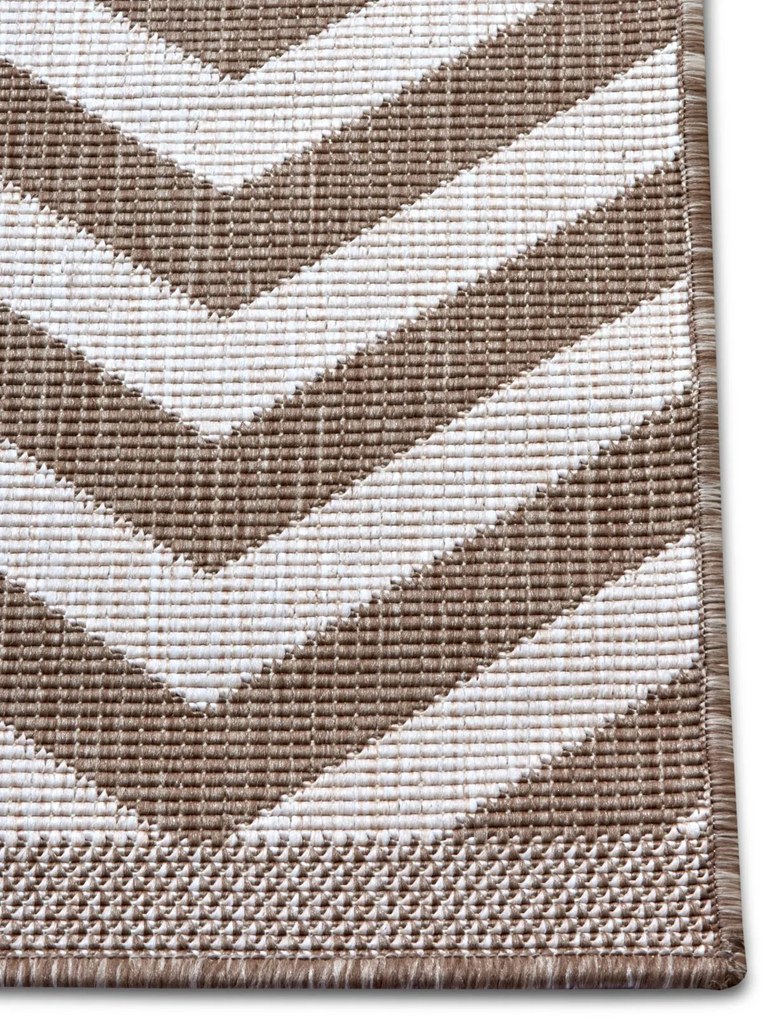 NORTHRUGS - Hanse Home koberce Kusový koberec Twin Supreme 105471 Palma Linen – na von aj na doma - 80x350 cm