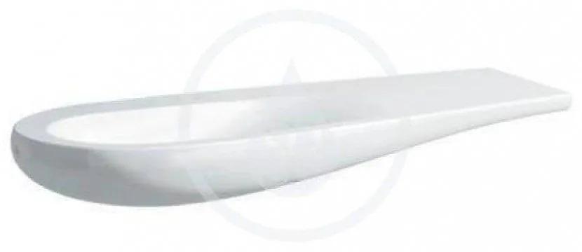 LAUFEN IlBagnoAlessi One Umývadlo do nábytku, 900 mm x 500 mm, biela – bez otvoru na batériu, s LCC H8149754001091