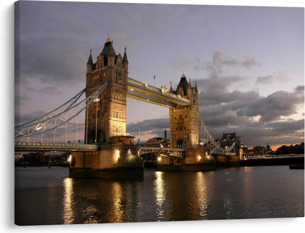 Obrázok - Tower Bridge v noci (70x50 cm)