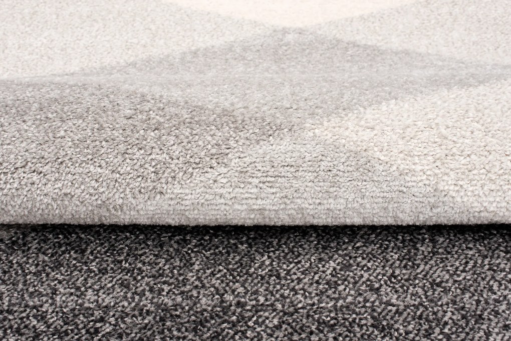 TA Koberec C939B ŠEDÁ/ŽLTÁ AZÚROVÁ Rozmer: 240x330 cm