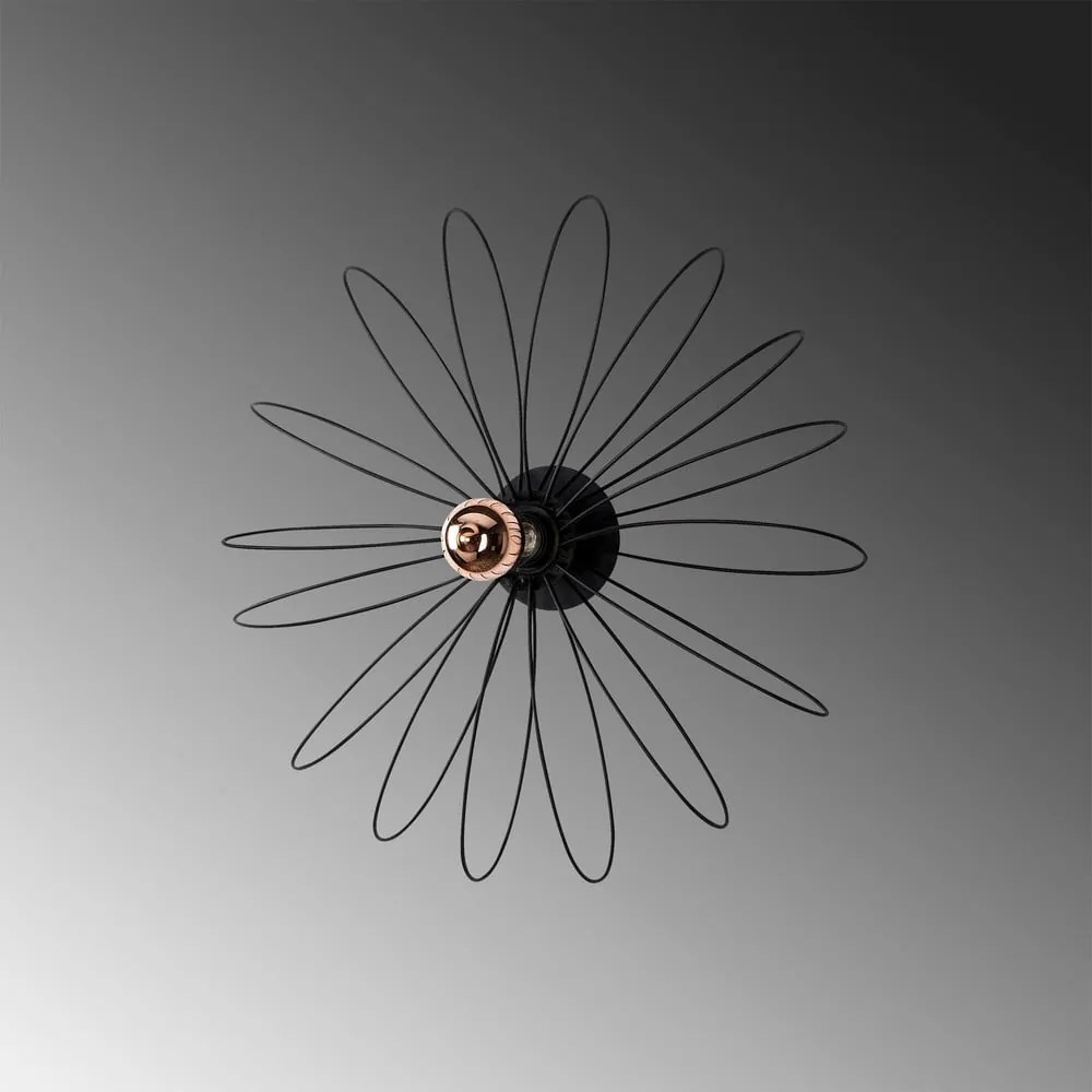 Čierne nástenné svietidlo Hemdem – Opviq lights