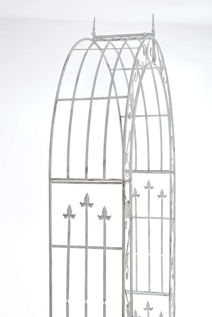 Oblúk na ruže Emma - Biela antik