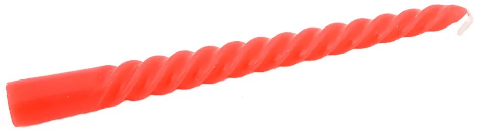 Stolové sviečky TWIST sada 4ks, červená