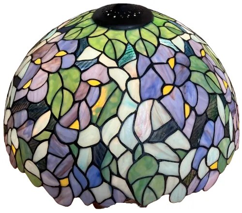 Luster do obývačky Tiffany Premium AMAZONIT Ø50 3*E27