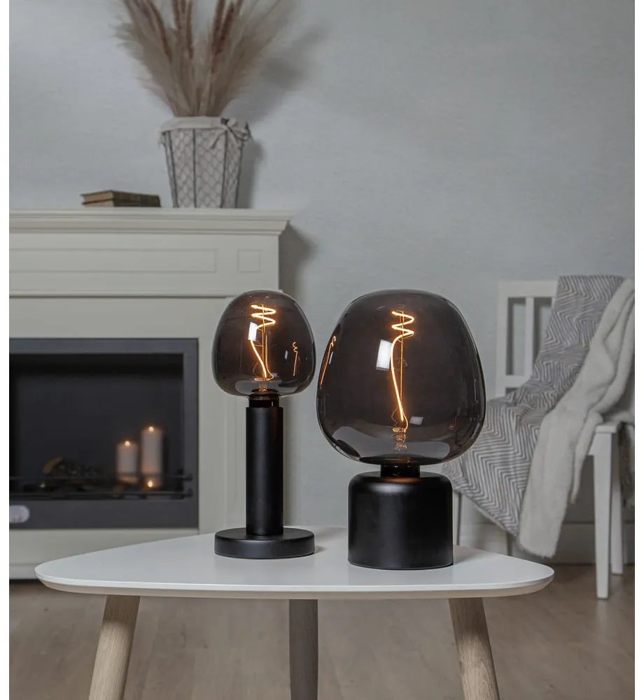 Teplá LED žiarovka E27, 2 W Black Apple – Star Trading