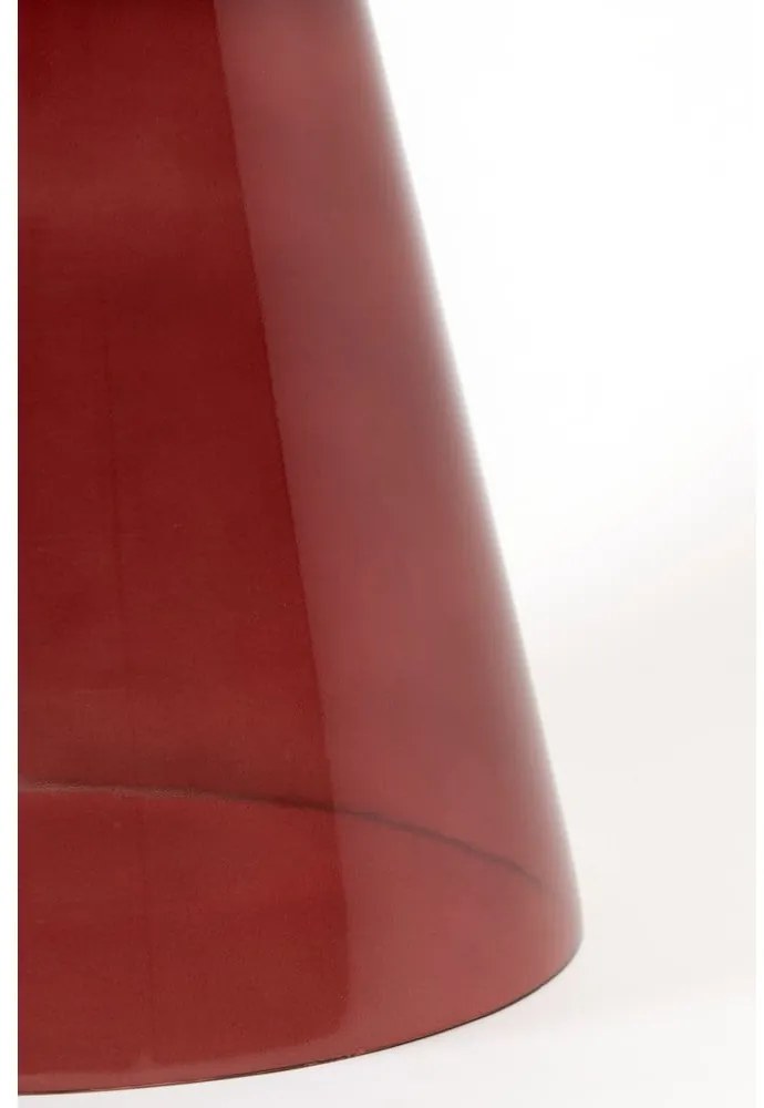 Sklenený okrúhly odkladací stolík ø 37 cm Dakwa – Light & Living