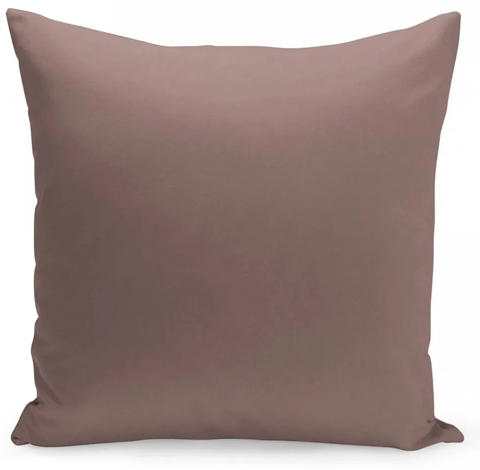 Jednofarebná obliečka v kakaovej  farbe 50x60 cm
