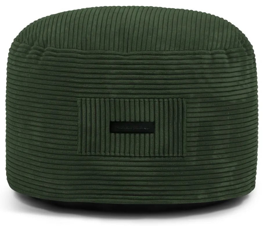 Zelený menčestrový taburet Om 60 – SLOWDOWN