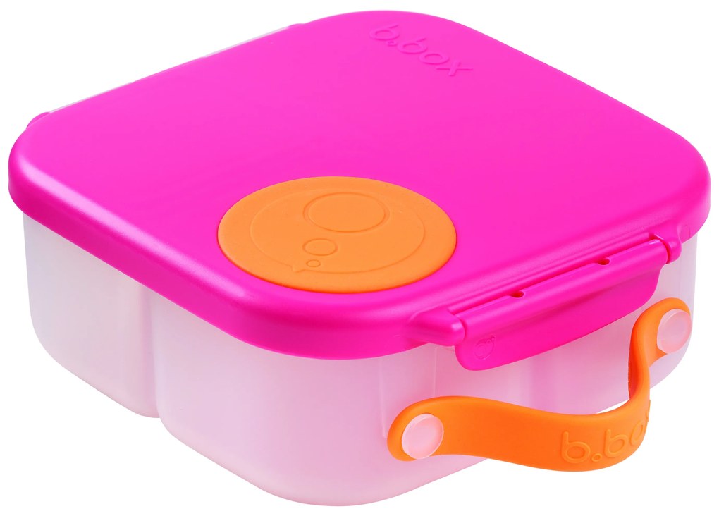 Desiatový box stredný - ružový/oranžový