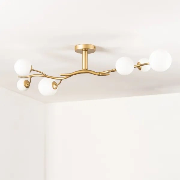 Brilagi - LED Prisadený luster MISTEL 6xG9/3W/230V zlatá/biela