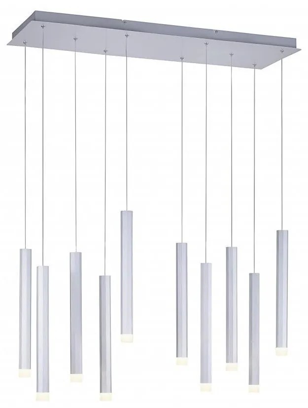 Leuchten Direkt 15206-95 - LED Luster na lanku BRUNO 10xLED/4,8W/230V