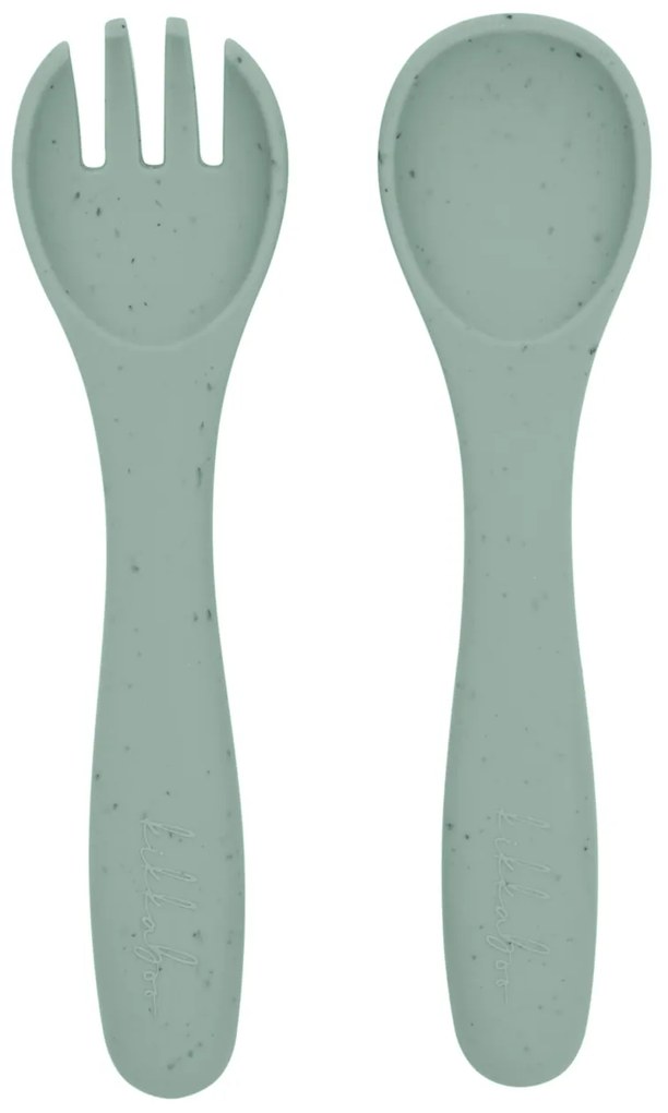 Príbor 2-dielny Platinum Silicone Sage