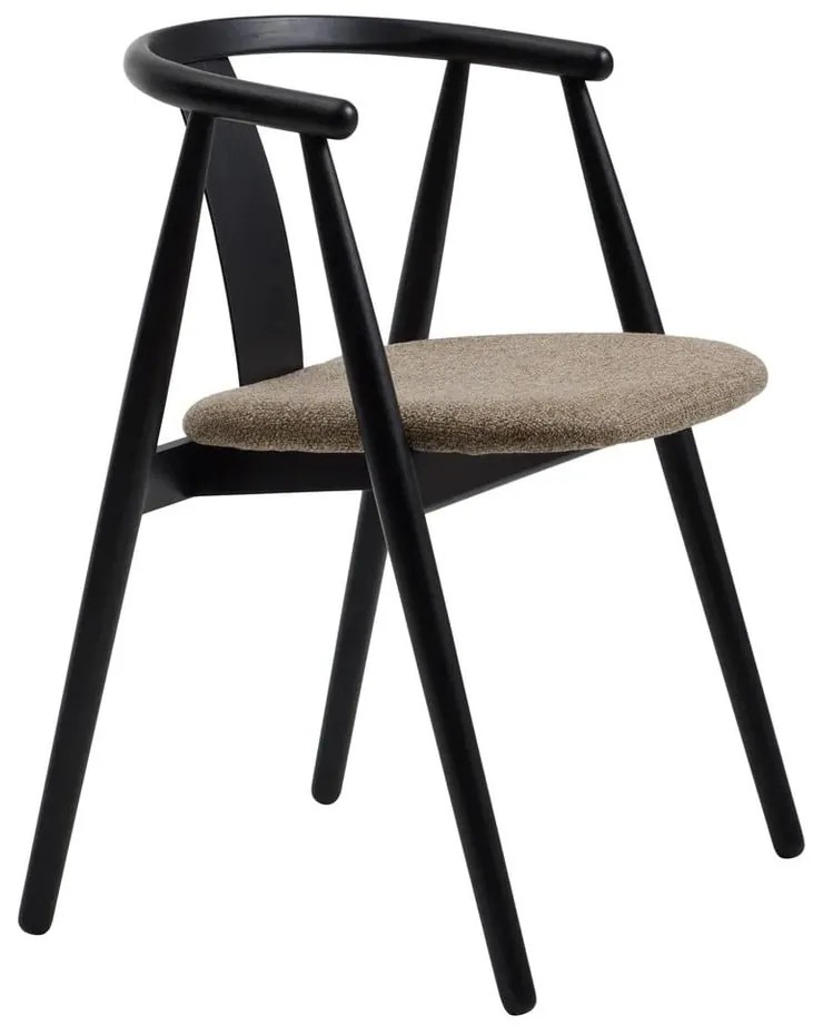 Čierna/béžová jedálenská stolička Relate – Unique Furniture