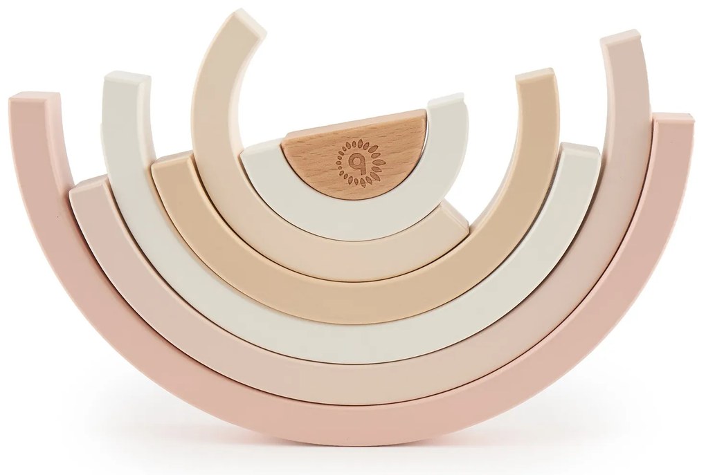 Bieco - Skladacia drevená dúha - jelenček Ella